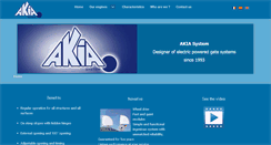 Desktop Screenshot of akia-system.com