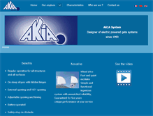 Tablet Screenshot of akia-system.com